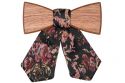 Elegancka drewniana muszka Rosis