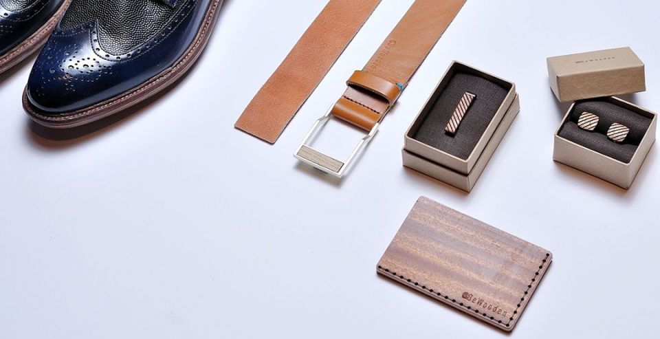 BeWooden - Drewniany pasek Lux dla dżentelmena