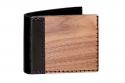 Elegancki drewniany portfel