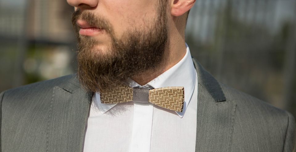 BeWooden - Drewniana muszka Viame wyprodukowana z miłością