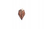BeWooden - Ozdoba do butonierki Arb Lapel dla mężczyzny