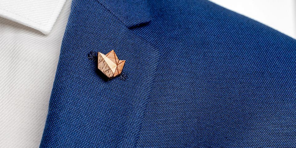 Ozdoba do butonierki Floa Lapel dla mężczyzny Ozdoba do butonierki Floa Lapel dla mężczyzny