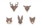 BeWooden - Animal Brooches Set II 1