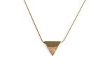 BeWooden - 0 Sole neclace triangle