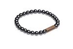 BeWooden - 0 Silver Hematit Bracelet