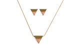 BeWooden - 00 Sole necklace & earrings set