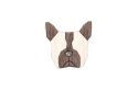 Drewniana broszka French Bulldog Brooch