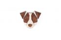 Drewniana broszka Jack Russell Brooch