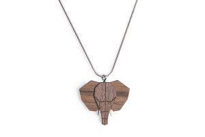 Drewniany wisiorek Elephant Pendant