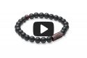 Bransoletka koralikowa Nox Wenge Bracelet