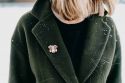 Drewniana broszka Australian Shepherd Brooch