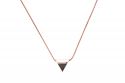 Rose Necklace Triangle