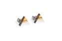 Metalowe kolczyki Lini Earrings Triangle