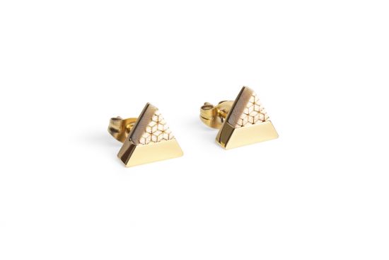 Metalowe kolczyki Virie Earrings Triangle