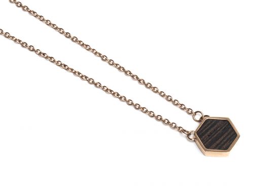 Naszyjnik Rose Necklace Hexagon