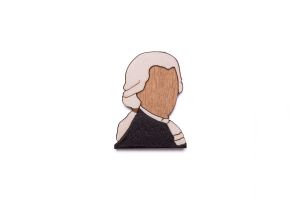 Drewniana broszka Amadeus Brooch