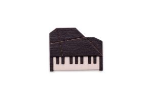 Drewniana broszka Piano Brooch