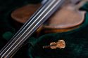 Drewniana broszka Violin Brooch