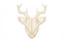Drewniana dekoracja Deer Polygon