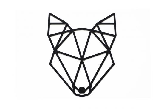 Drewniana dekoracja Wolf Siluette