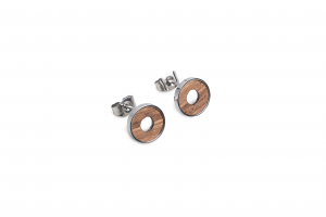 Metalowe kolczyki Lini Earrings Circle