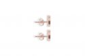 Metalowe kolczyki Rose Earrings Halfmoon