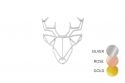 Metalowa broszka Deer Steel Brooch