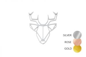 Metalowa broszka Deer Steel Brooch