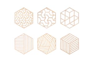 Drewniana podkładka	 Nature Carved Coasters