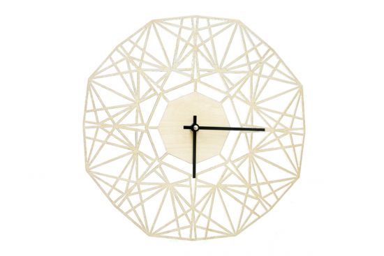 Drewniany zegar Arte Clock