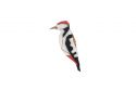 Drewniana broszka Woodpecker Brooch
