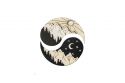 Drewniana broszka Night Brooch