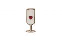 Drewniana broszka White Wine Brooch