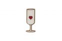 Drewniana broszka White Wine Brooch