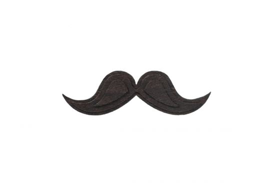 Drewniana broszka Moustache Brooch
