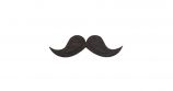 Moustache Brooch