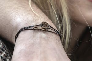 Bransoletka sznurkowa Lifetree Wooden Bracelet
