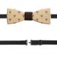 Drewniana muszka Deer Bow Tie