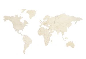 Drewniana mapa Natural Map