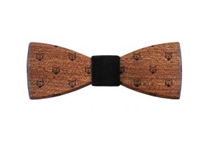 Drewniana muszka Fox Bow Tie