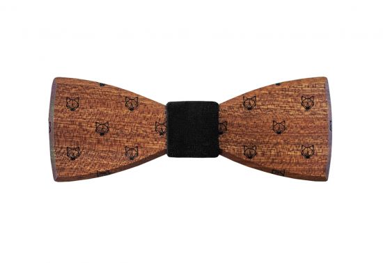 Drewniana muszka Fox Bow Tie