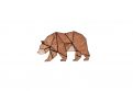 Drewniana broszka Walking Bear Brooch