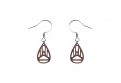 Drewniane kolczyki Drop Earrings