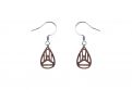 Drewniane kolczyki Drop Earrings