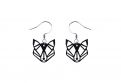 Black Foxy Earrings