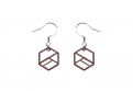 Drewniane kolczyki Hexaline Earrings