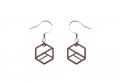 Drewniane kolczyki Hexaline Earrings