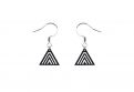 Drewniane kolczyki Trian Earrings