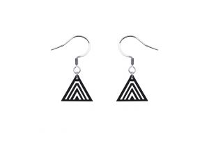 Drewniane kolczyki Trian Earrings