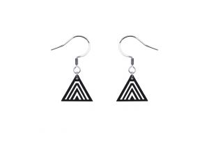 Drewniane kolczyki Trian Earrings